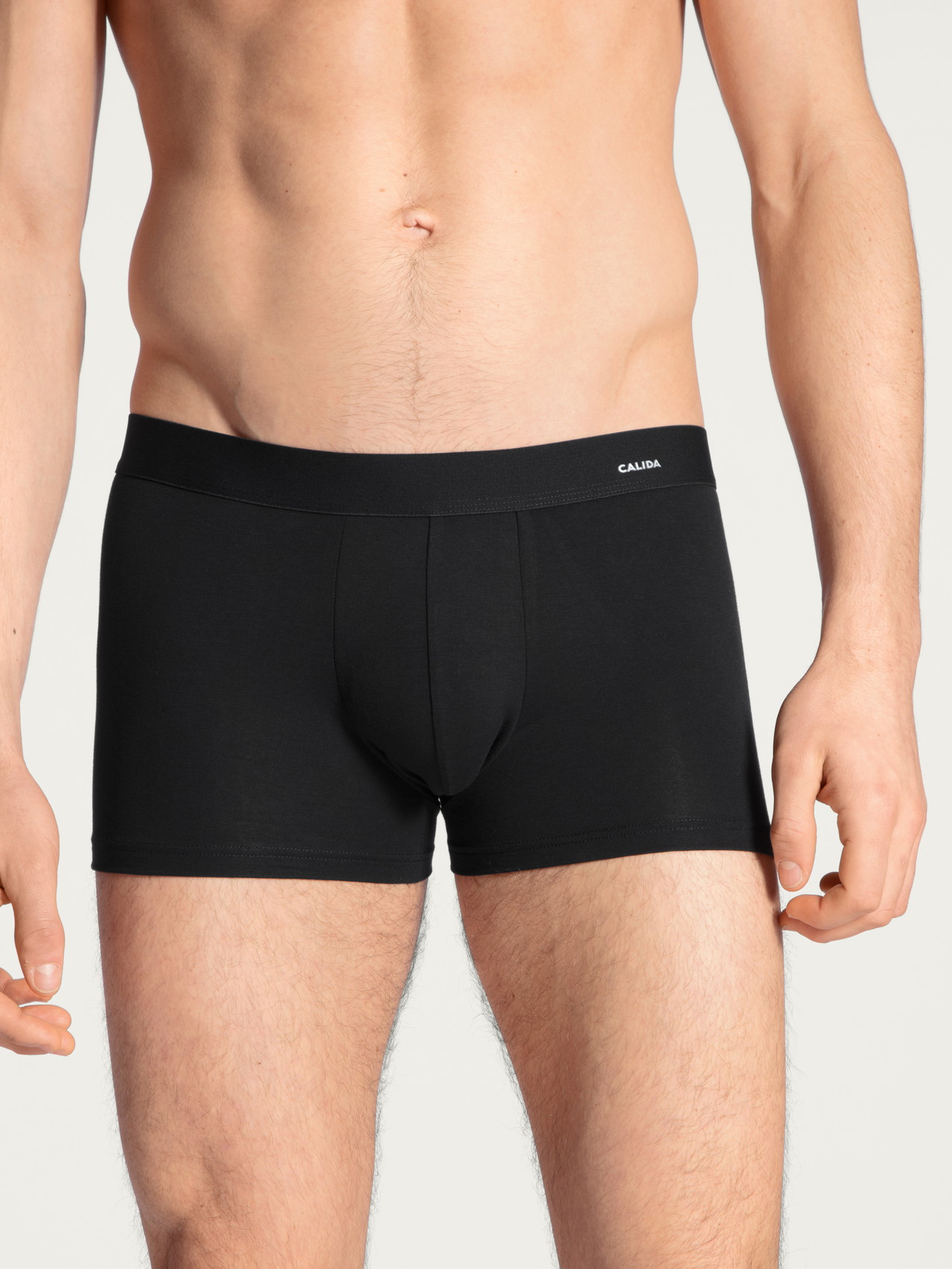 CALIDA Cotton Code Boxer Brief mit Softbundfür Herren, XL, Schwarz, Dein tägliches Codewort heißt: Komfort
