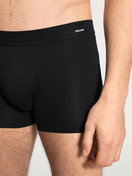 Uomo - Boxer brief in Cotone di colore Nero, Tinta unita, della serie Cotton Code di CALIDA, Dettaglio