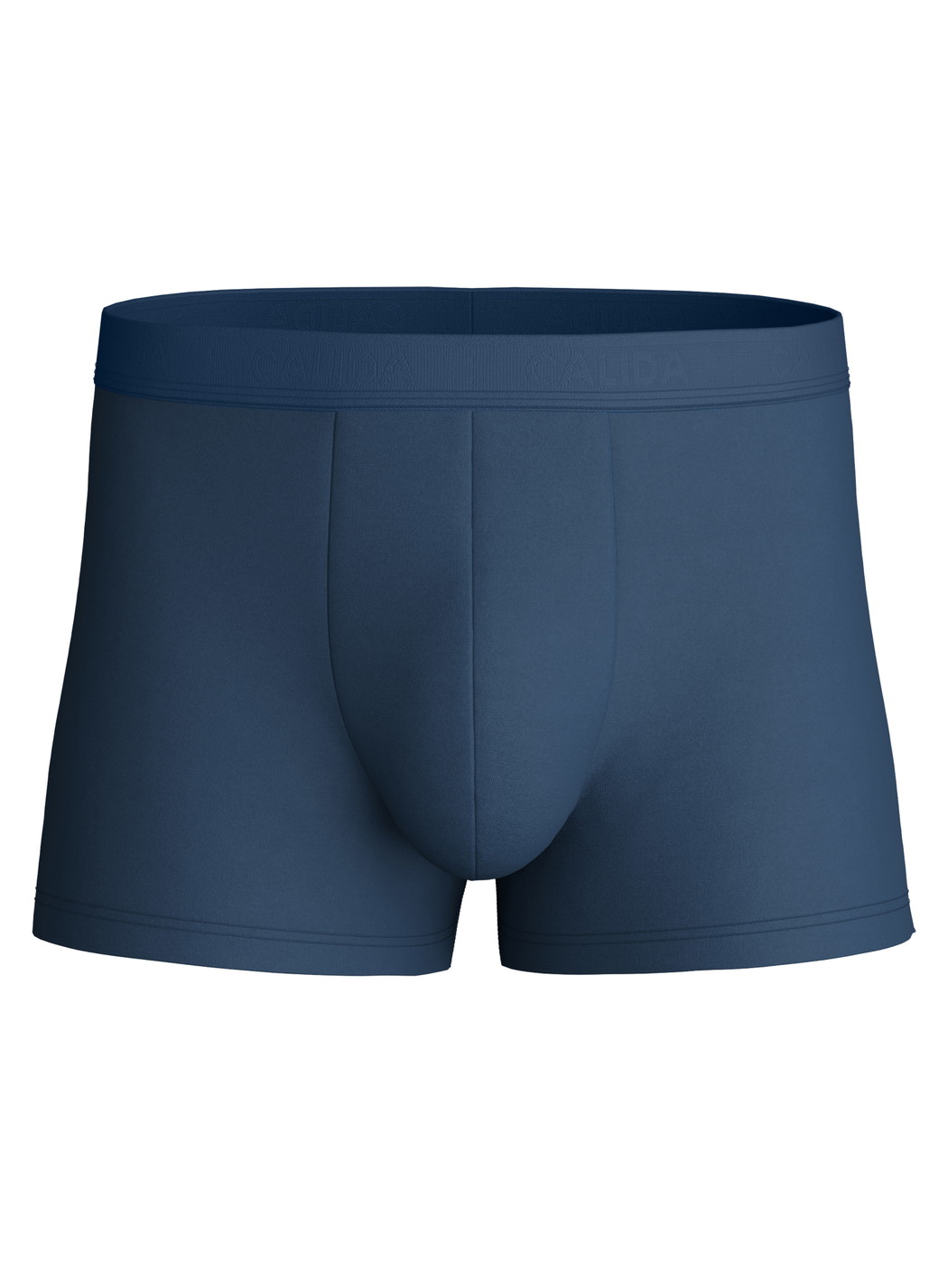 Men - Boxer brief made of Cotton in Blue, Unicoloured, from the Evolution series by CALIDA