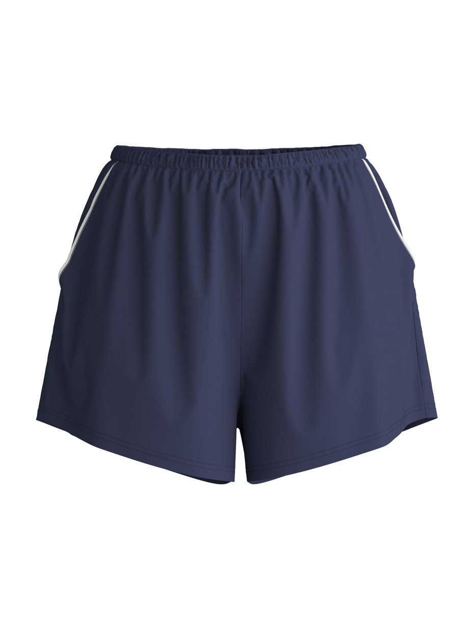 Damen - Kurze Pyjamahose aus Lyocell in Blau, Einfarbig aus Serie Favourites Xtra von CALIDA