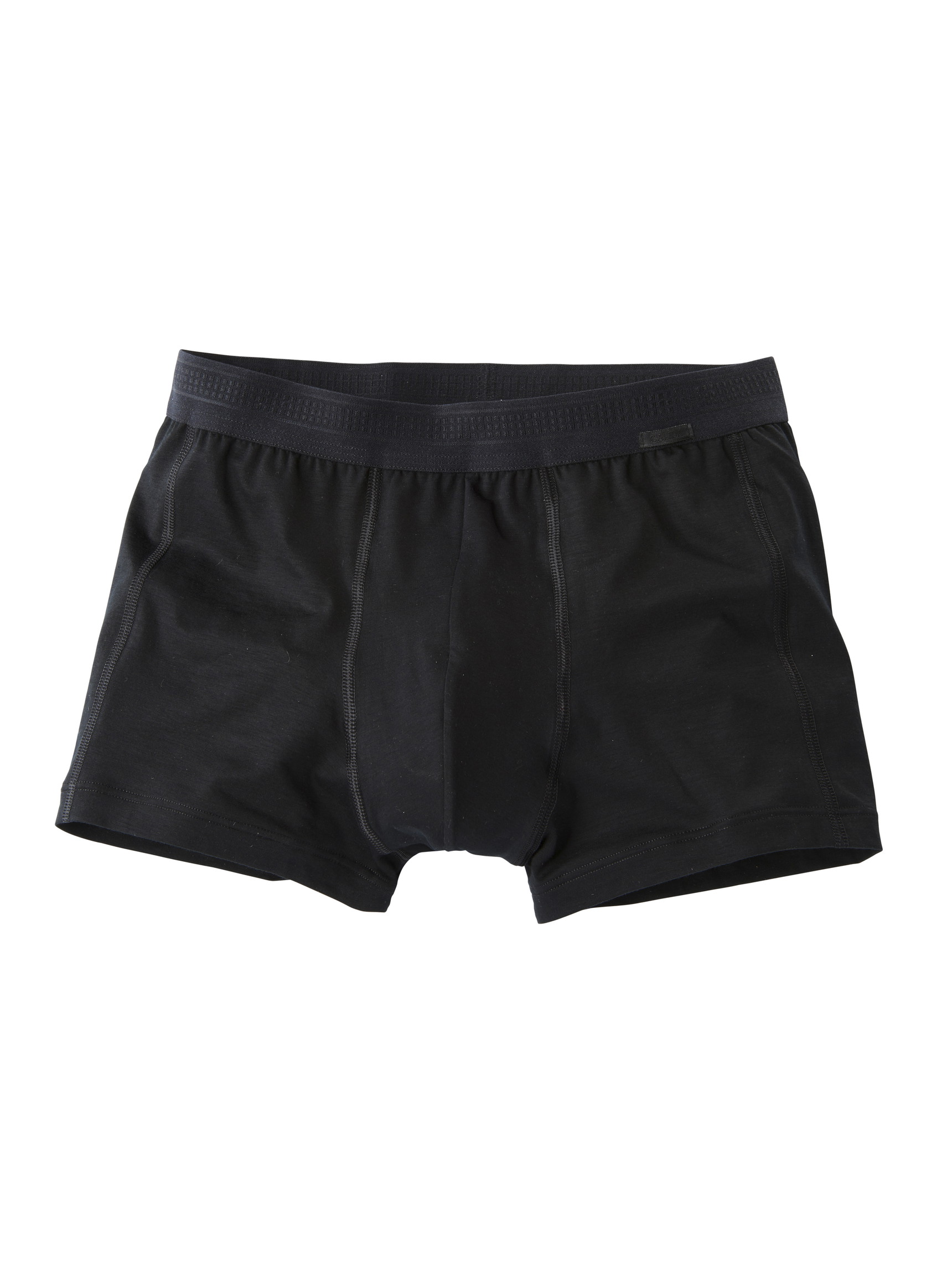 Herren - Boxer Brief mit Softbund aus Lyocell in Schwarz, Einfarbig aus Serie Focus von CALIDA