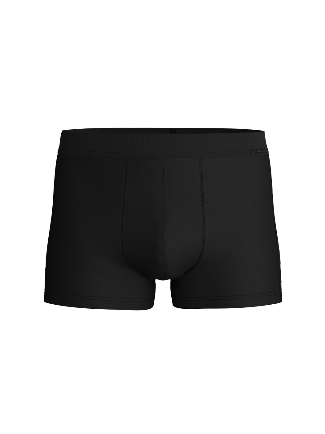 Herren - Boxer Brief mit Softbund aus Lyocell in Schwarz, Einfarbig aus Serie Focus von CALIDA