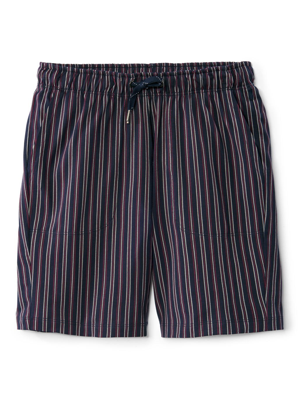 Herren - Bermudas aus 100% Baumwolle in Rot, Gestreift aus Serie Remix Basic Sleep von CALIDA