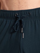 Herren - Bermudas aus 100% Baumwolle in Blau, Einfarbig aus Serie Remix Basic Sleep von CALIDA, Detail