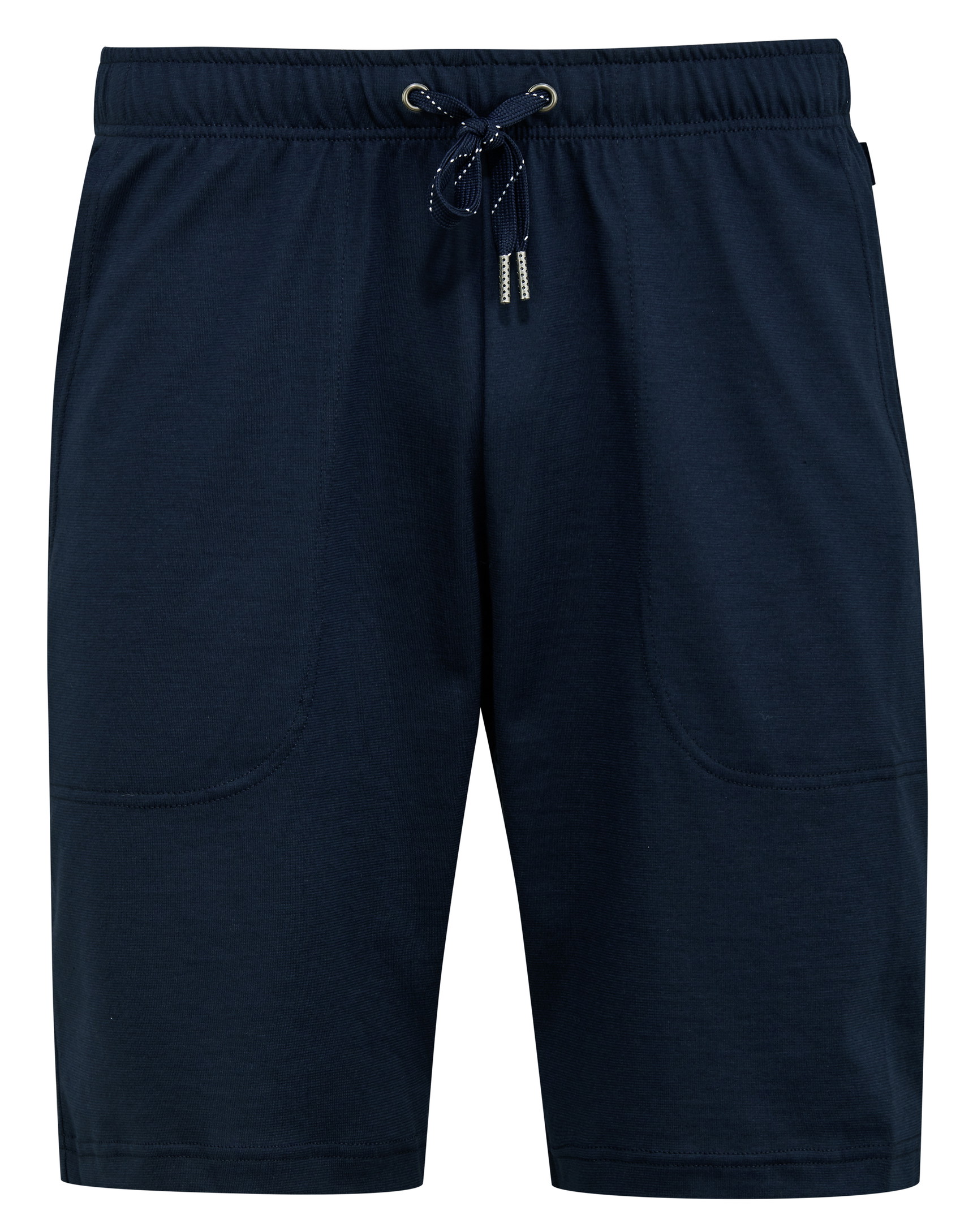 Herren - Bermudas aus 100% Baumwolle in Blau, Einfarbig aus Serie Remix Basic Sleep von CALIDA