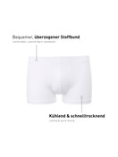 Men - Boxer brief made of Lyocell in White, Unicoloured, from the Focus series by CALIDA