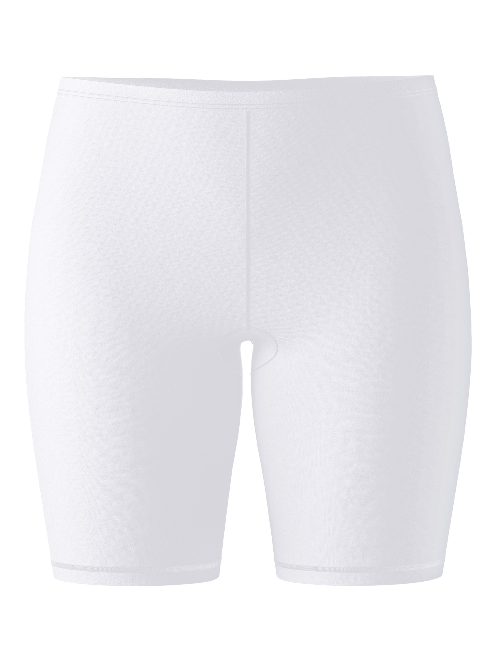 Women - Pants, medium leg made of Cotton in White, Unicoloured, from the Natural Comfort series by CALIDA