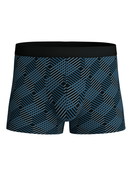 Herren - Boxer Brief mit Softgummibund aus Baumwolle in Schwarz, Gemustert aus Serie Grafic Cotton von CALIDA