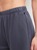 Women model is wearing Loungeshorts made of Modal in Blue, Unicoloured from the Natural Loungewear series by CALIDA, Detail