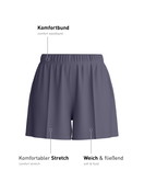 Women - Loungeshorts made of Modal in Blue, Unicoloured, from the Natural Loungewear series by CALIDA