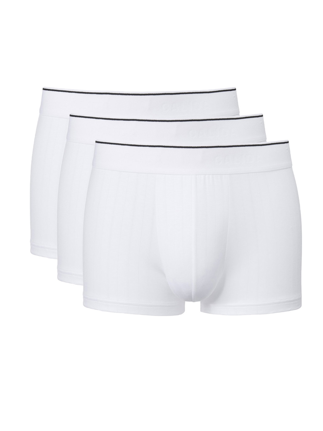 Multipack Homme - Boxer, lot de 3 en Coton de couleur Blanc, Unicolore, de la série Pure & Style de CALIDA