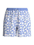 Women - Pyjama shorts made of 100% Cotton in Blue, Floral, from the Favourites Ocean series by CALIDA