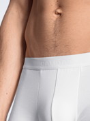 Herren - Boxer Brief, 3er-Pack aus Baumwolle in Weiß, Einfarbig aus Serie Natural Benefit von CALIDA, Detail