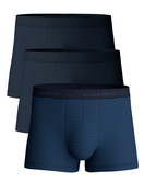 Multipack Herren - Boxer Brief, 3er-Pack aus Baumwolle in Blau, Gemustert aus Serie Natural Benefit von CALIDA