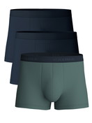 Multipack Herren - Boxer Brief, 3er-Pack aus Baumwolle in Grün, Einfarbig aus Serie Natural Benefit von CALIDA