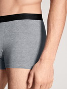 Herren - Boxer Brief, 3er-Pack aus Baumwolle in Schwarz, Einfarbig aus Serie Natural Benefit von CALIDA, Detail