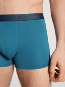 Uomo - Boxer, set da 3 in Cotone di colore Blu, Motivo, della serie Natural Benefit di CALIDA, Dettaglio