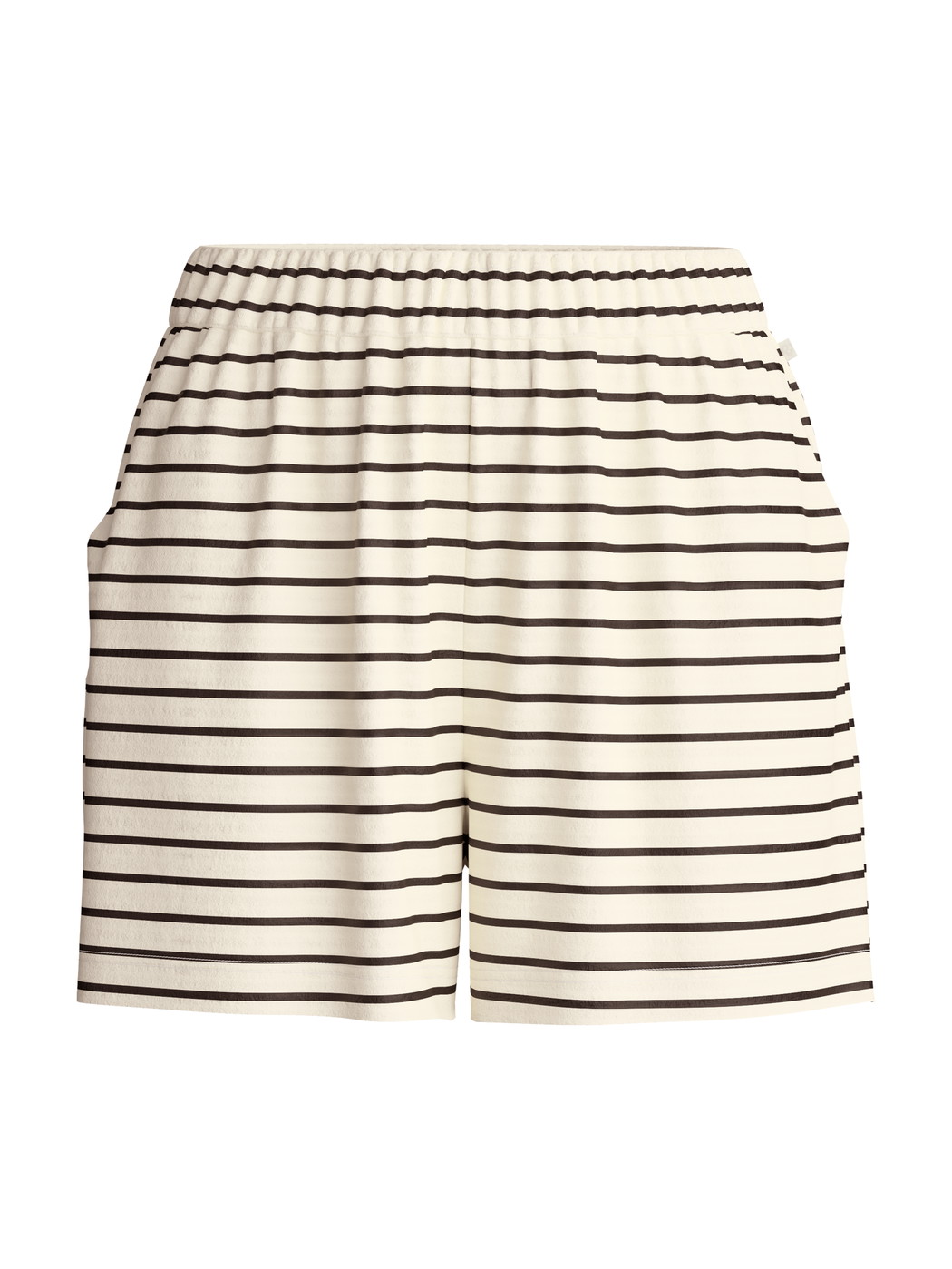Femme - Short de pyjama en Viscose de couleur Noir, Rayée, de la série Favourites Layering de CALIDA