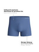 Homme - boxer brief avec jambe longue en Modal de couleur Bleu, Unicolore, de la série Seamless Natural de CALIDA