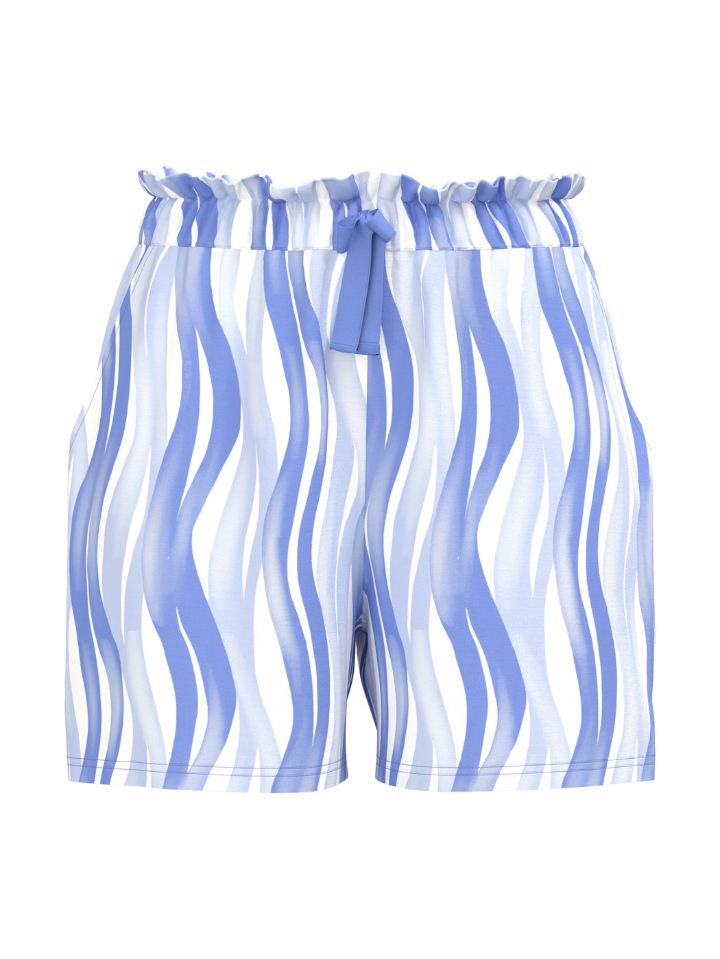 Women - Pyjama shorts made of Cotton in Blue, Patterned, from the Favourites Ocean series by CALIDA
