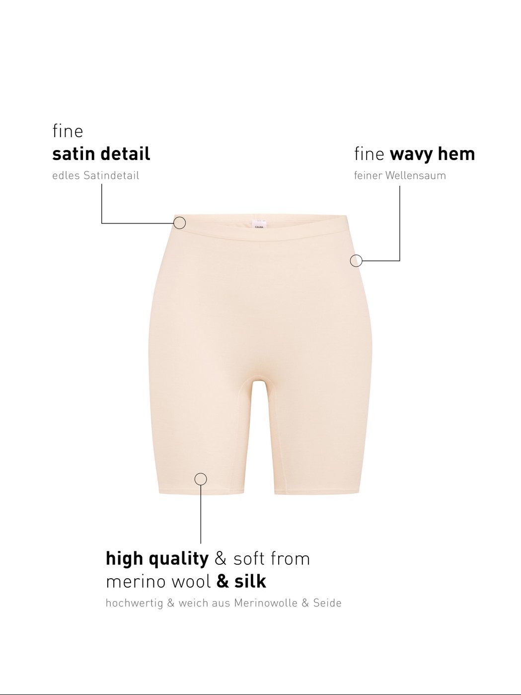 Donna - Mutanda in Swiss+Cotton di colore Beige, Tinta unita, della serie True Confidence di CALIDA