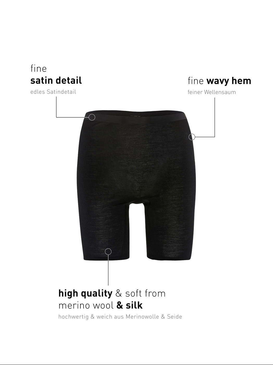 Donna - Mutanda in Swiss+Cotton di colore Nero, Tinta unita, della serie True Confidence di CALIDA