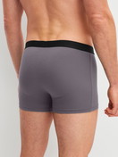 Herren-Model trägt Boxer Brief, 3er-Pack aus Baumwolle in Schwarz, Einfarbig aus Serie Cotton Special von CALIDA, Rückansicht