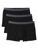 Multipack Uomo - Boxer, confezione da 3 in Cotone di colore Nero, Tinta unita, della serie Daywear Xtra di CALIDA