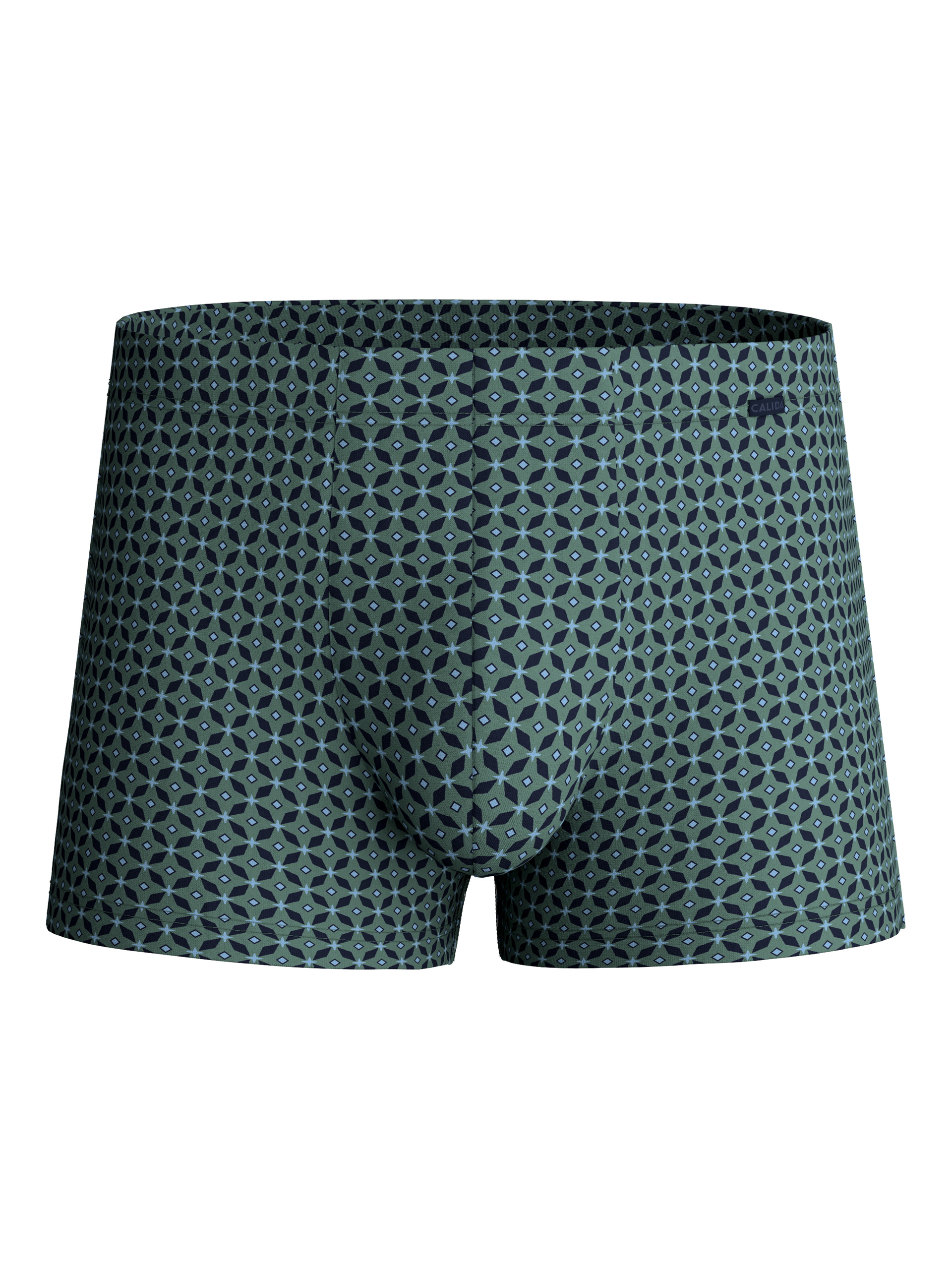 Homme - Boxer brief en TENCEL™ de couleur Vert, À motifs, de la série Focus Trend de CALIDA