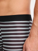 Men model is wearing Boxer brief made of Lyocell in Brown, Striped from the Focus Trend series by CALIDA, Detail