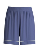 Damen - Kurze Pyjamahose aus 100% Baumwolle in Blau, Einfarbig aus Serie Favourites Magic von CALIDA