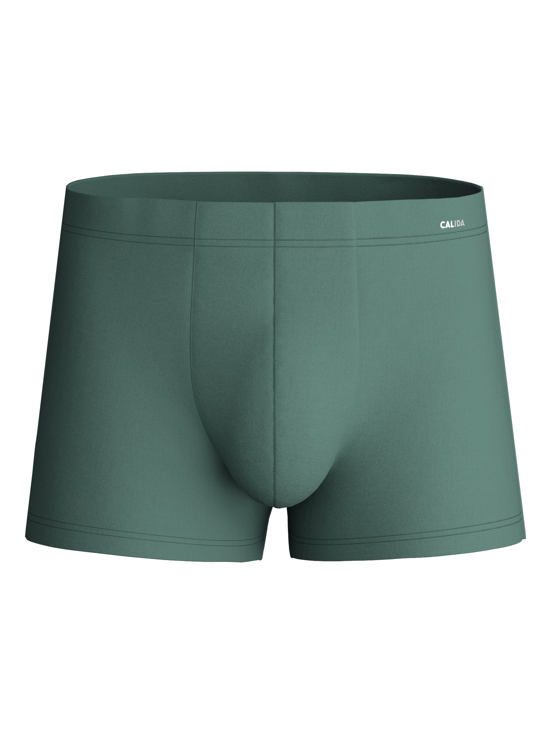 Homme - Boxer brief en Modal de couleur Vert, Unicolore, de la série Balanced Day de CALIDA