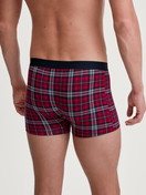 Le mannequin Homme porte le/la Boxer brief en Coton de couleur Rouge, À motifs, de la série Family & Friends de CALIDA, Vue arrière