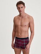 Le mannequin Homme porte le/la Boxer brief en Coton de couleur Rouge, À motifs, de la série Family & Friends de CALIDA, Tenue
