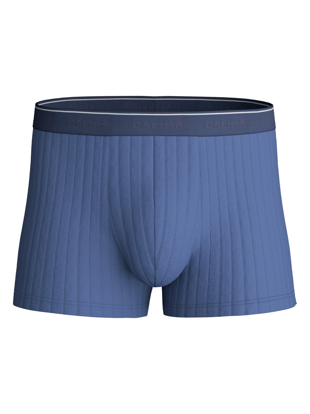 Uomo - Boxer brief, girovita elastico in Cotone di colore Blu, Tinta unita, della serie Pure & Style di CALIDA