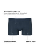 Uomo - Boxer brief, girovita elastico in Cotone di colore Blu, Motivo, della serie Pure & Style di CALIDA