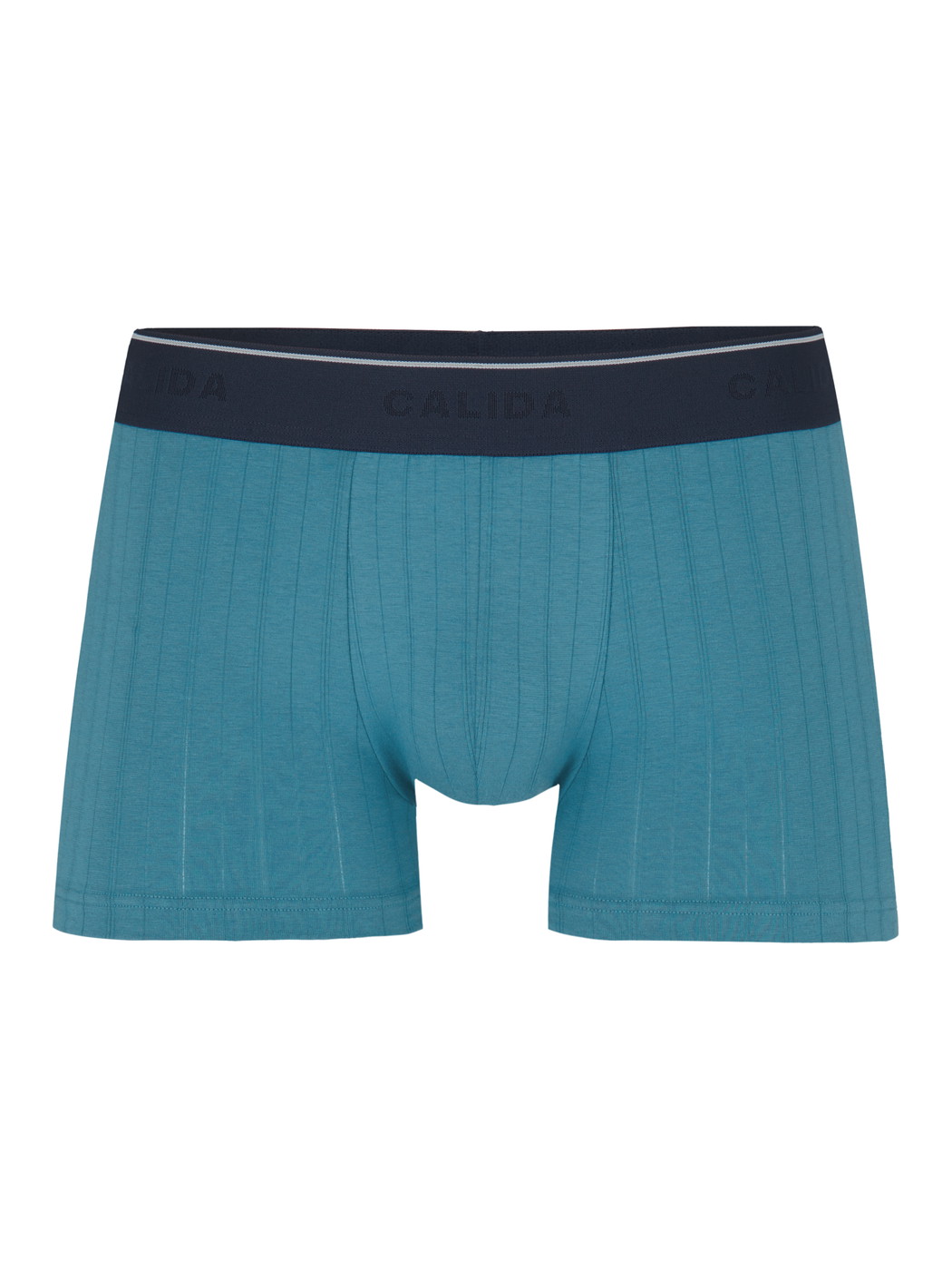 Herren - Boxer Brief mit Elastikbund aus Baumwolle in Türkis, Einfarbig aus Serie Pure & Style von CALIDA