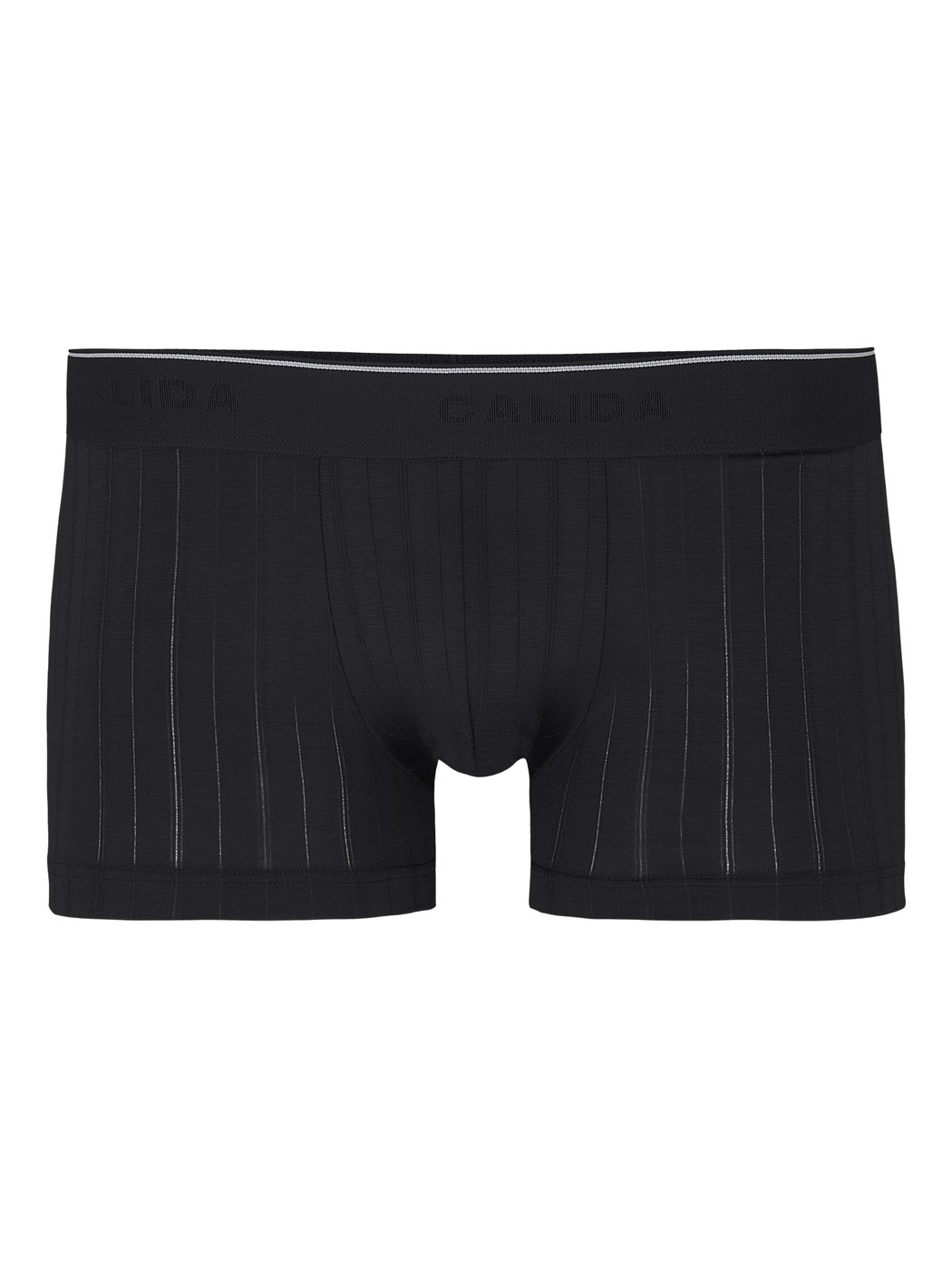 Herren - Boxer Brief mit Elastikbund aus Baumwolle in Schwarz, Motiv aus Serie Pure & Style von CALIDA