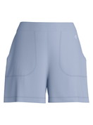 Damen - Kurze Pyjamahose aus Lyocell in Blau, Einfarbig aus Serie DSW Cooling von CALIDA