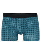 Uomo - Boxer brief in Cotone di colore Turchese, Motivo, della serie Grafic Cotton di CALIDA