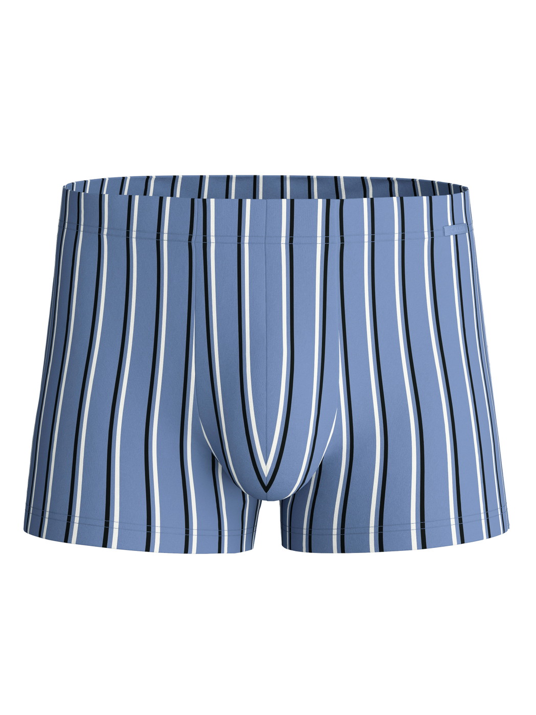Herren - Boxer Brief aus Pima® Baumwolle in Blau, Gestreift aus Serie Grafic Cotton von CALIDA