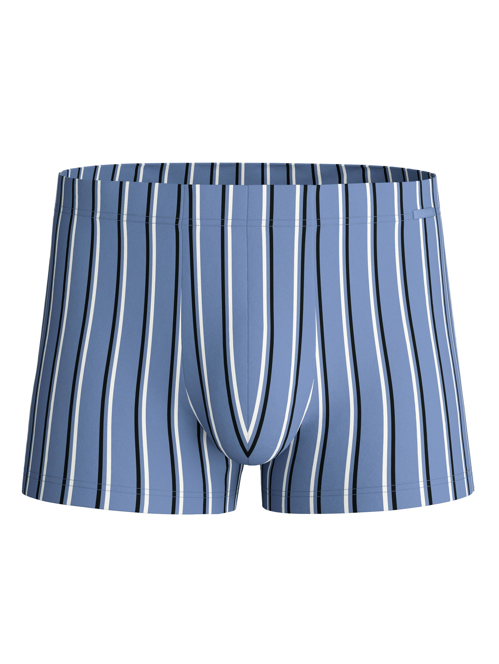 Herren - Boxer Brief aus Pima® Baumwolle in Blau, Gestreift aus Serie Grafic Cotton von CALIDA