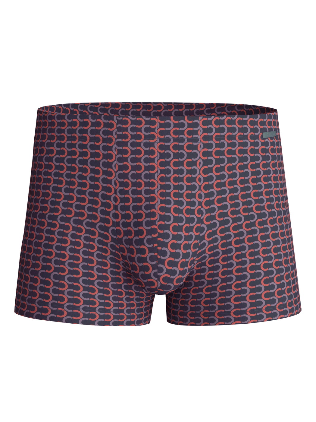 Men - Boxer brief made of Pima® Cotton in Grey, Patterned, from the Grafic Cotton series by CALIDA