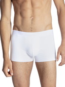 Herren - Boxer Brief mit Softbund aus Modal in Weiß, Einfarbig aus Serie Clean Line von CALIDA