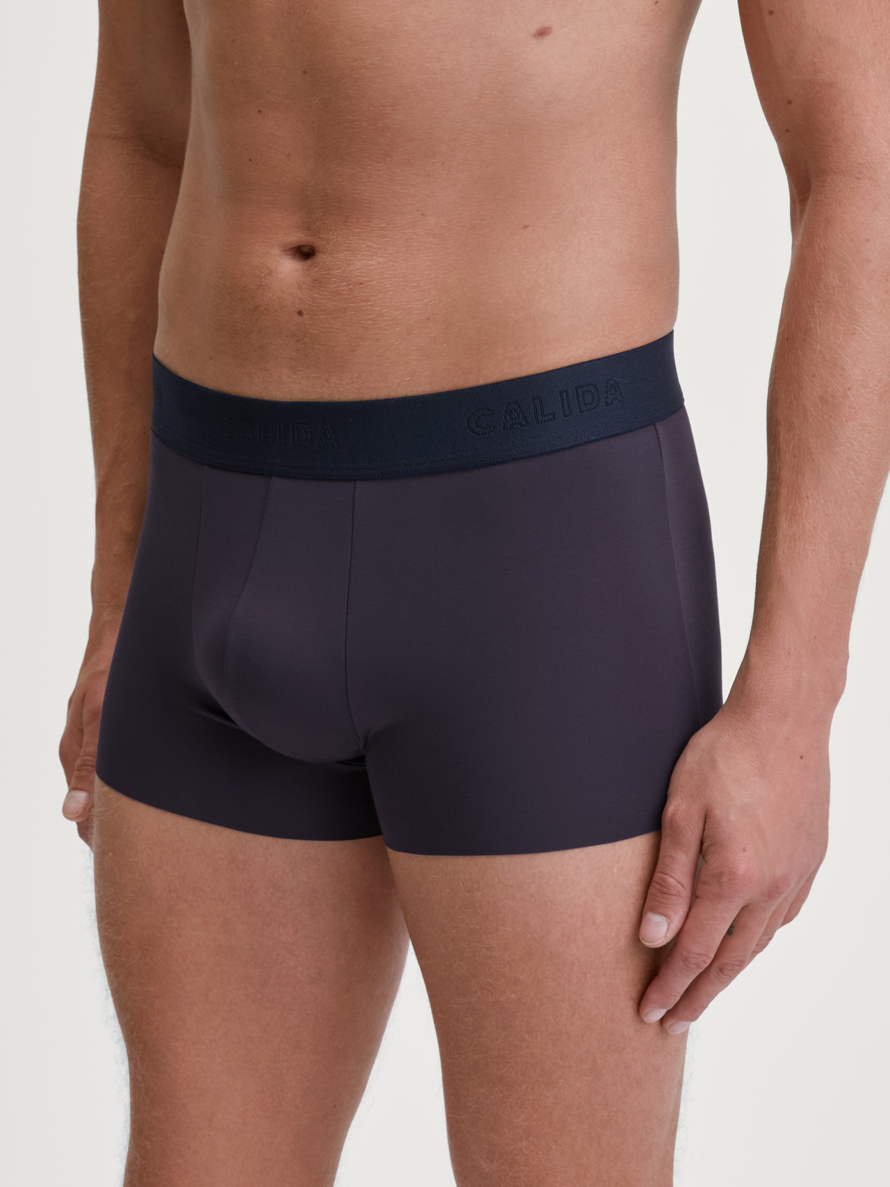 CALIDA Clean Line Boxer Brief mit Softbundfür Herren, S, Blau, Fantastische Funktionalität in Bestform