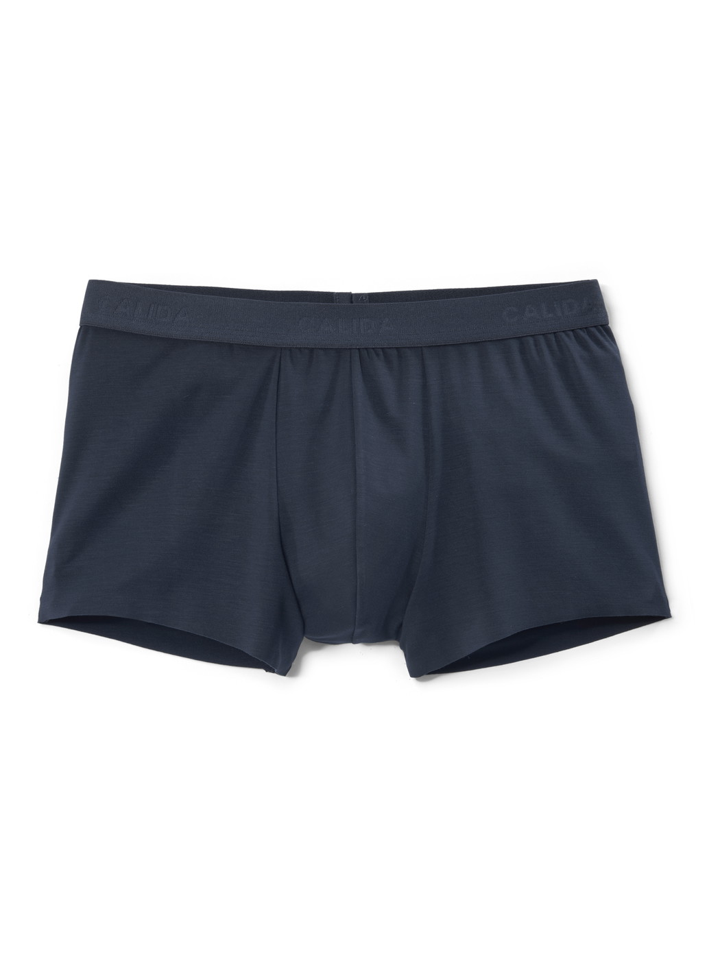 Herren - Boxer Brief mit Softbund aus Modal in Blau, Einfarbig aus Serie Clean Line von CALIDA