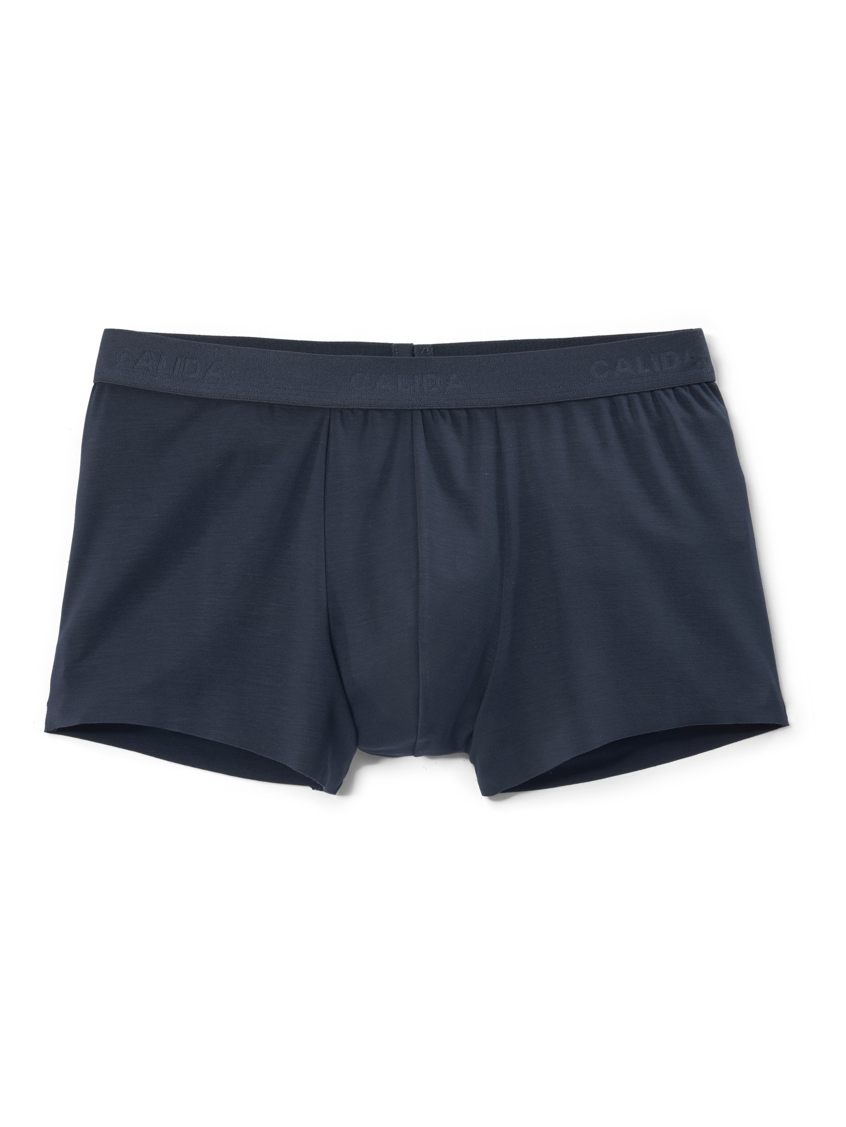 Herren - Boxer Brief mit Softbund aus Modal in Blau, Einfarbig aus Serie Clean Line von CALIDA