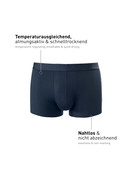 Herren - Boxer Brief mit Softbund aus Modal in Blau, Einfarbig aus Serie Clean Line von CALIDA