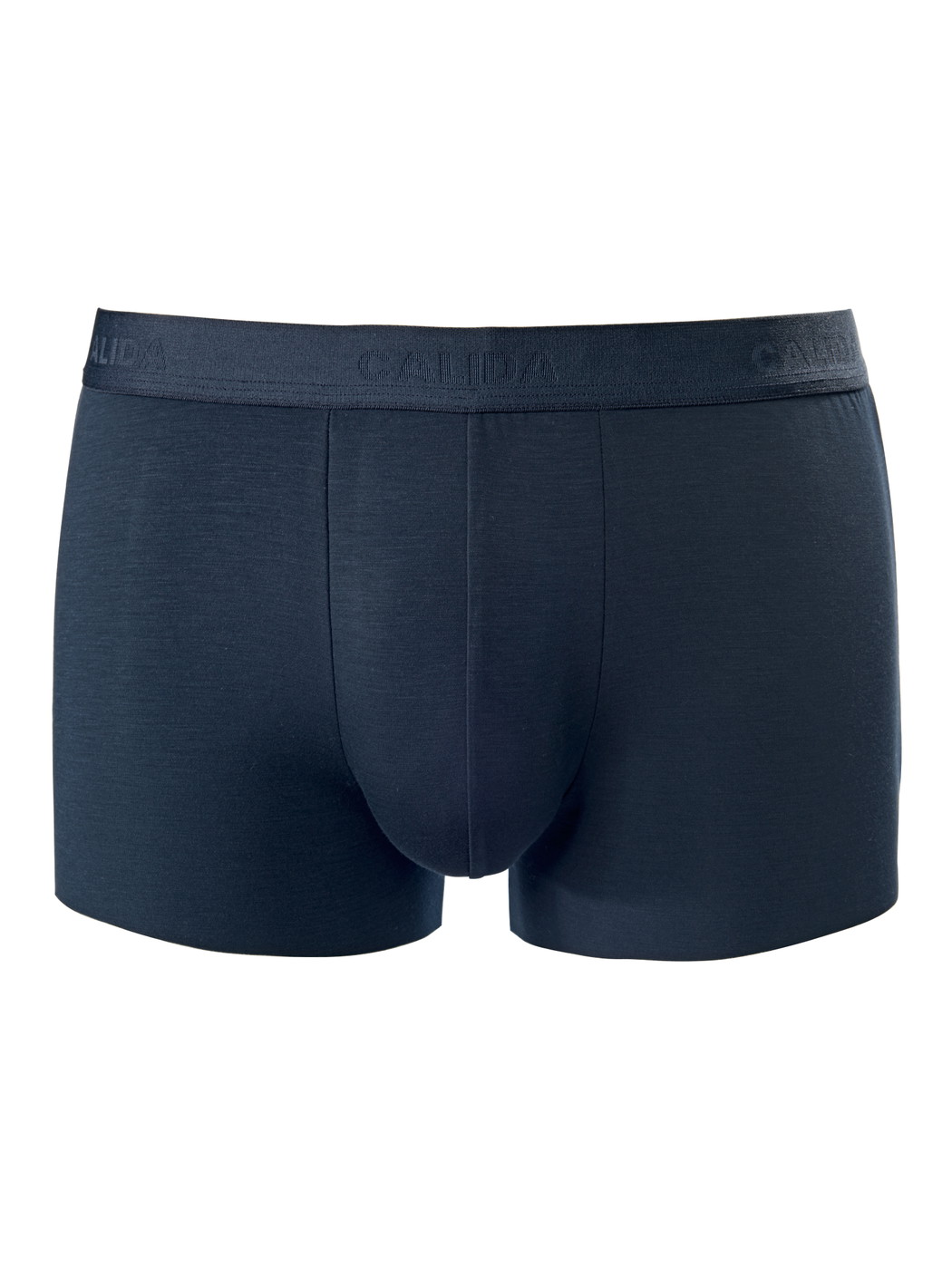 Herren - Boxer Brief mit Softbund aus Modal in Blau, Einfarbig aus Serie Clean Line von CALIDA