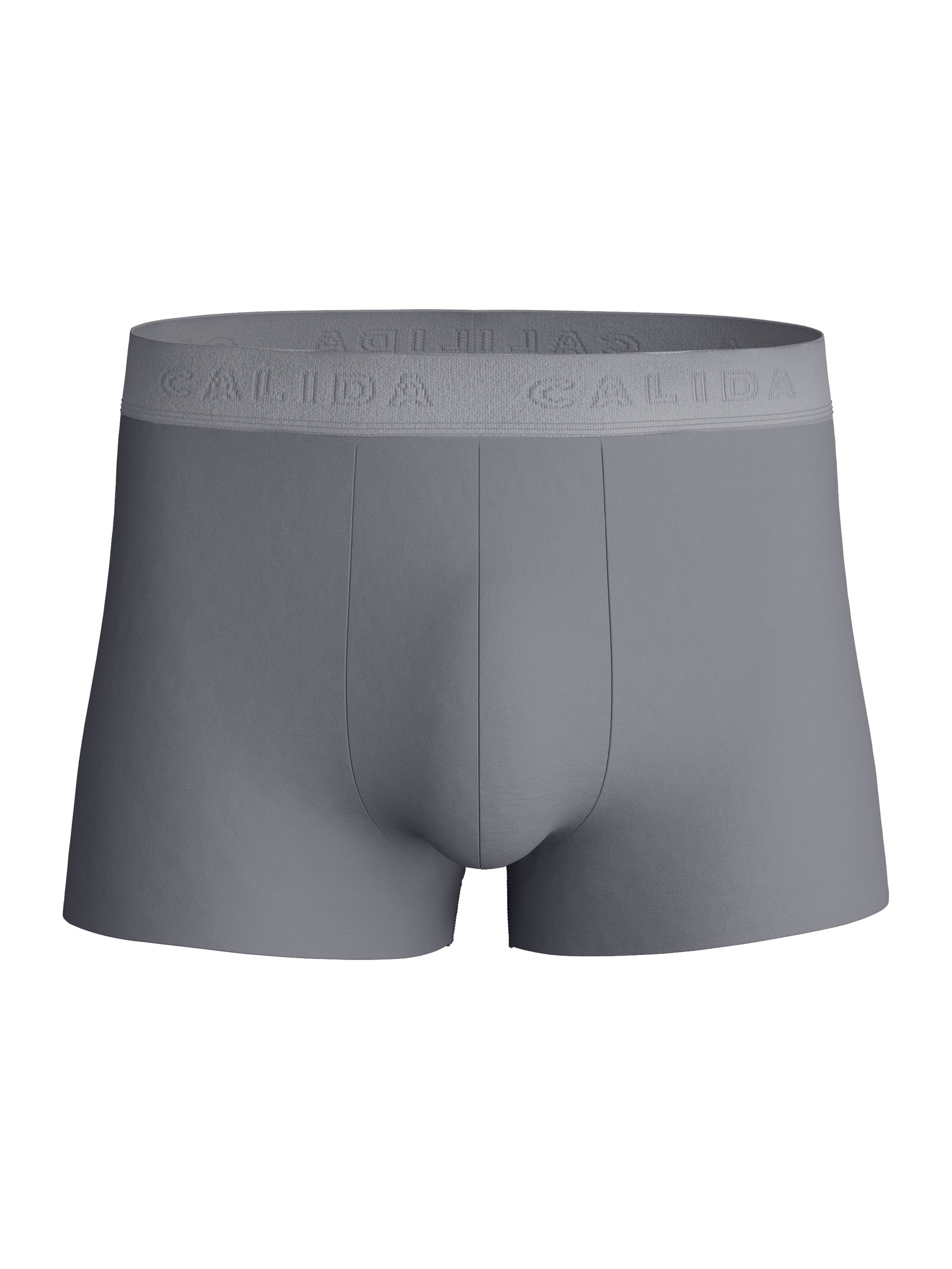 Men - Boxer brief with elastic waistband made of Modal in Grey, Unicoloured, from the Clean Line series by CALIDA
